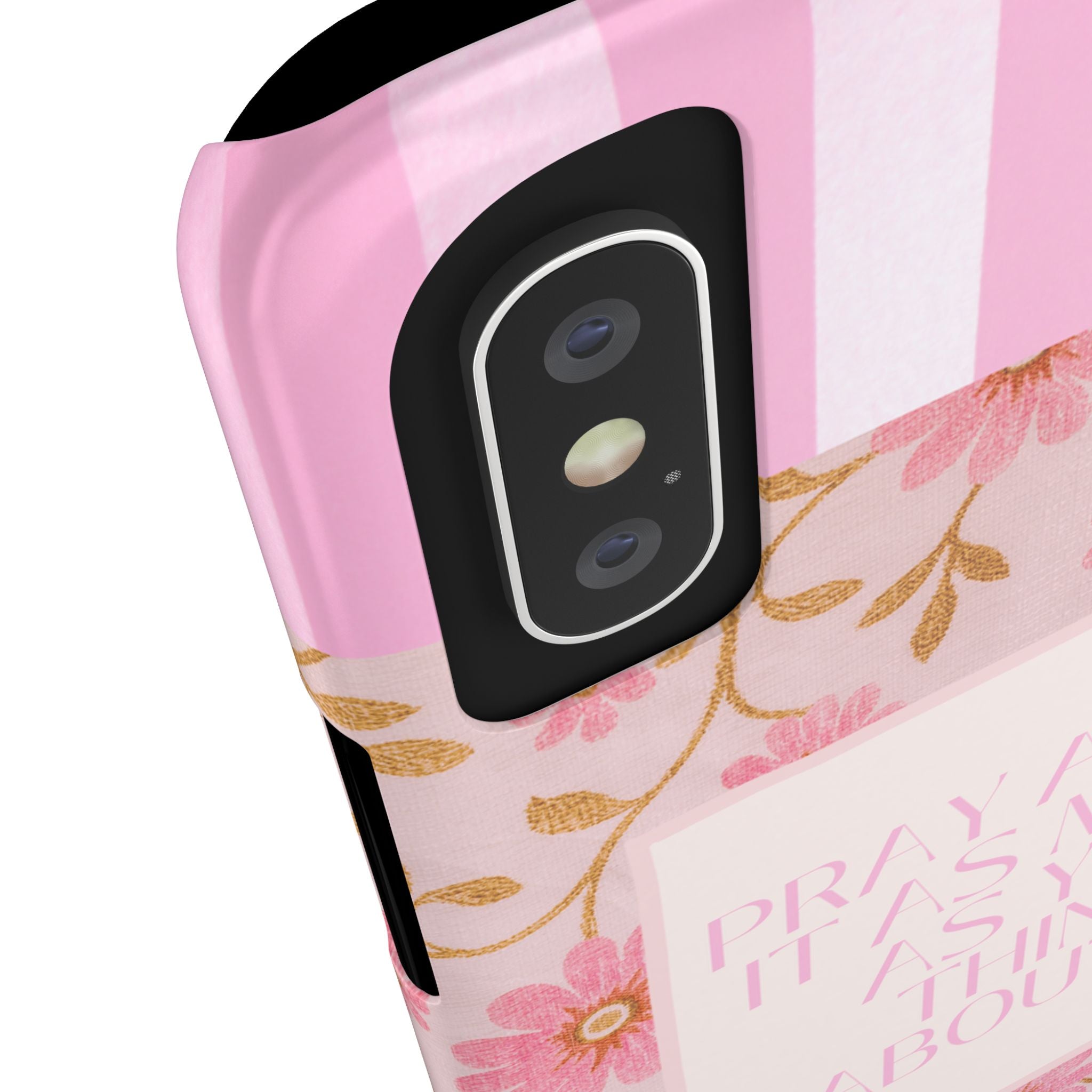 Pray About It As Much As You Think About It iPhone Case