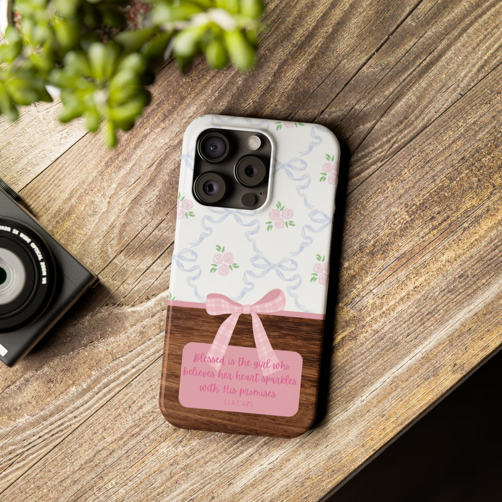 Blessed Is The Girl iPhone Case